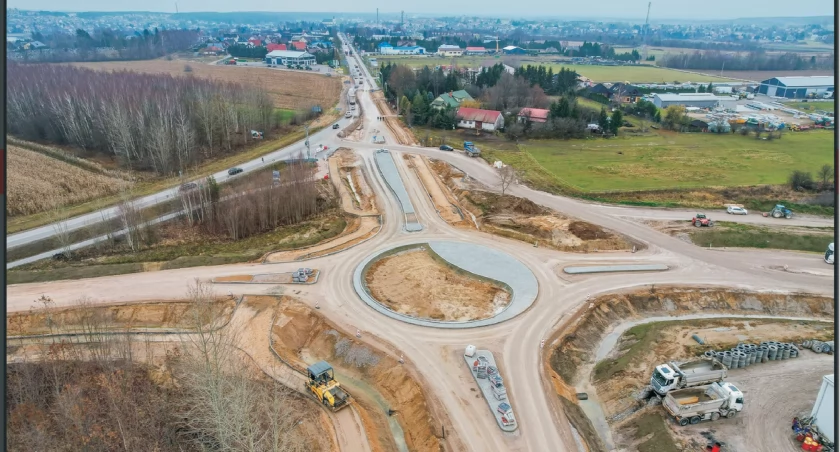 Węzeł w Żurobicach i S19 w powiecie łosickim