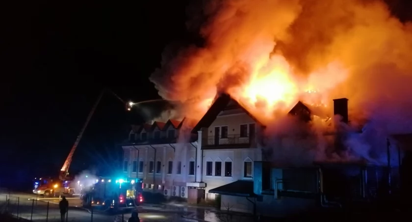 Pali się Hotel Kresowiak