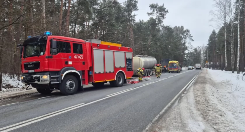 Awaria ciężarówki na DK19