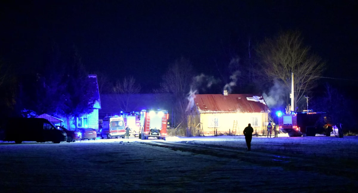 Strażacy uratowali dom