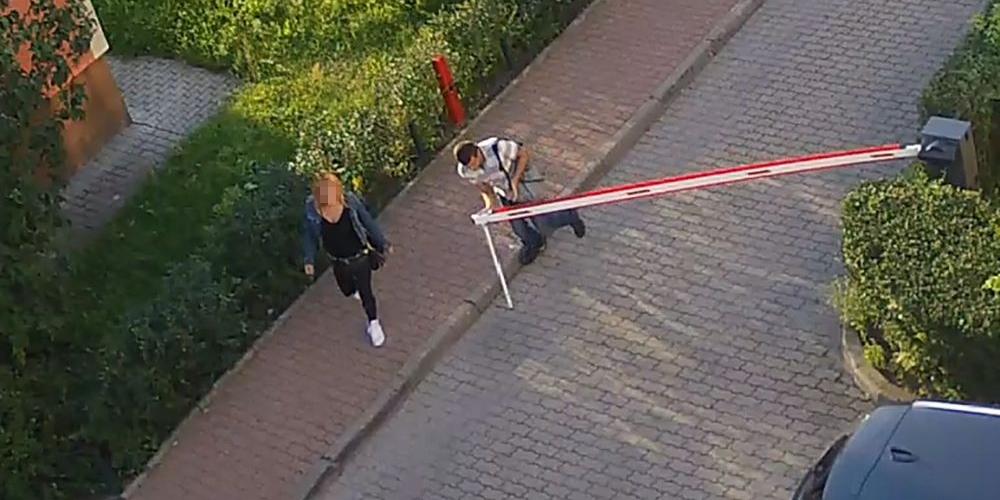 KOMUNIKAT KMP Siedlce Rozpoznaj sprawcę uszkodzenia szlabanu