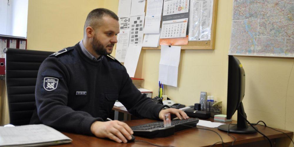 Funkcjonariusz zakładu karnego złapał złodzieja