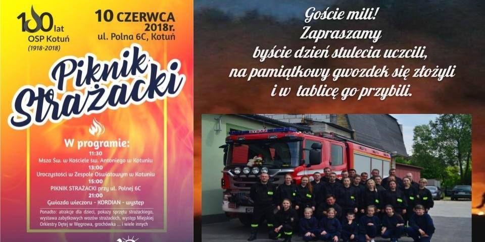Kotuń - 100-lecie już 10 czerwca
