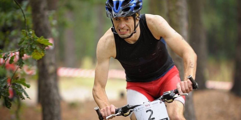 V Triathlon Siedlecki w strugach deszczu