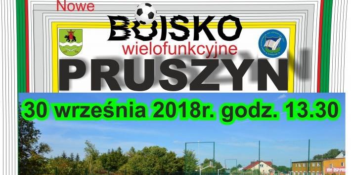 W Pruszynie otworzą boisko
