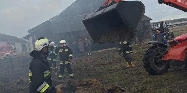 Pożar w Przyworach Dużych