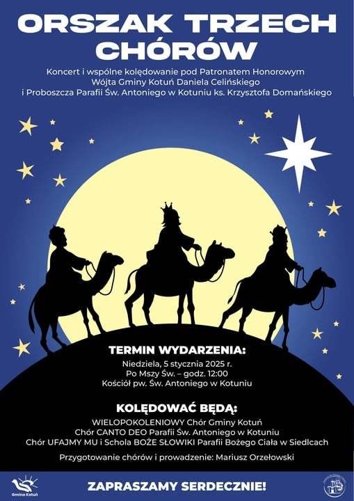 Orszak Trzech Chórów w Kotuniu