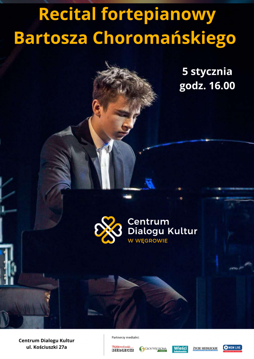 Recital fortepianowy młodego zdolnego pianisty