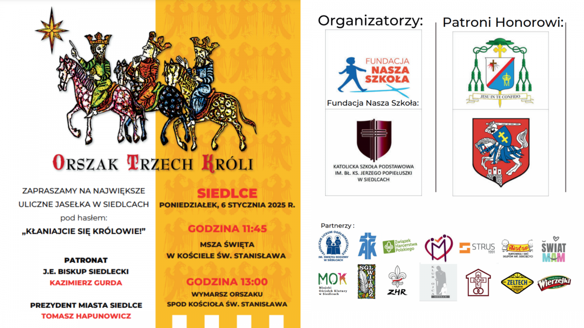 Kłaniajcie się królowie - siedlecki Orszak Trzech Króli
