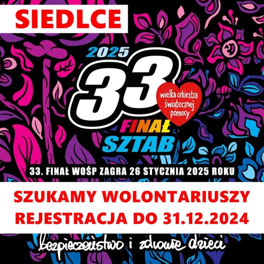 Zagraj razem z WOŚP. Zostań wolontariuszem serca