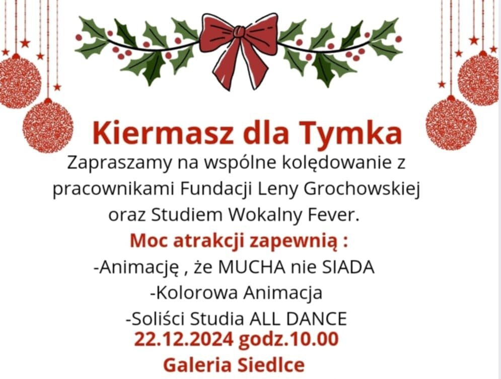 Wspólne kolędowanie i kiermasz charytatywny w Galerii Siedlce