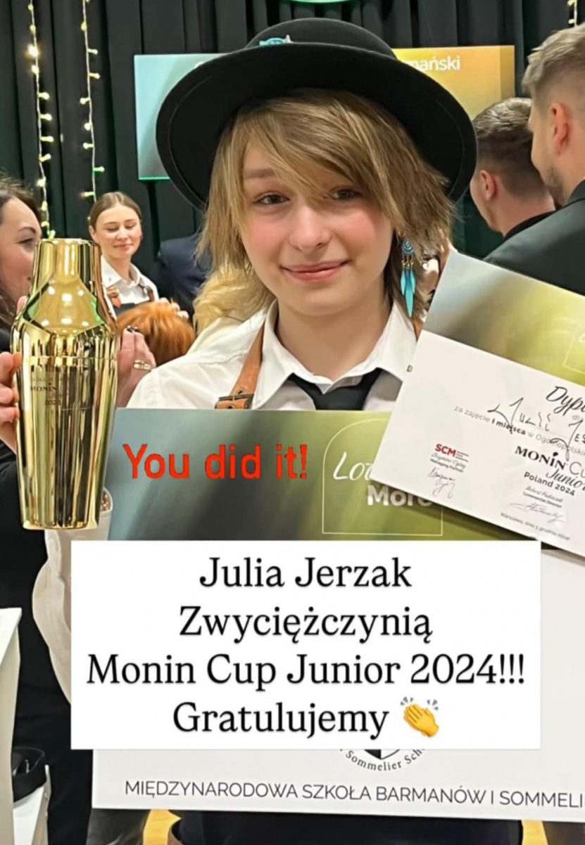 Najlepsza w kraju młoda barmanka uczy się w Łukowie