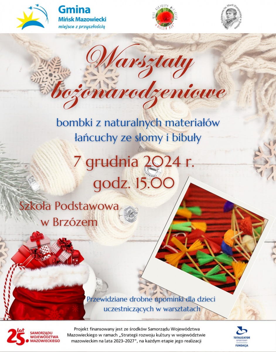 Warsztaty Bożonarodzeniowe w Brzózem