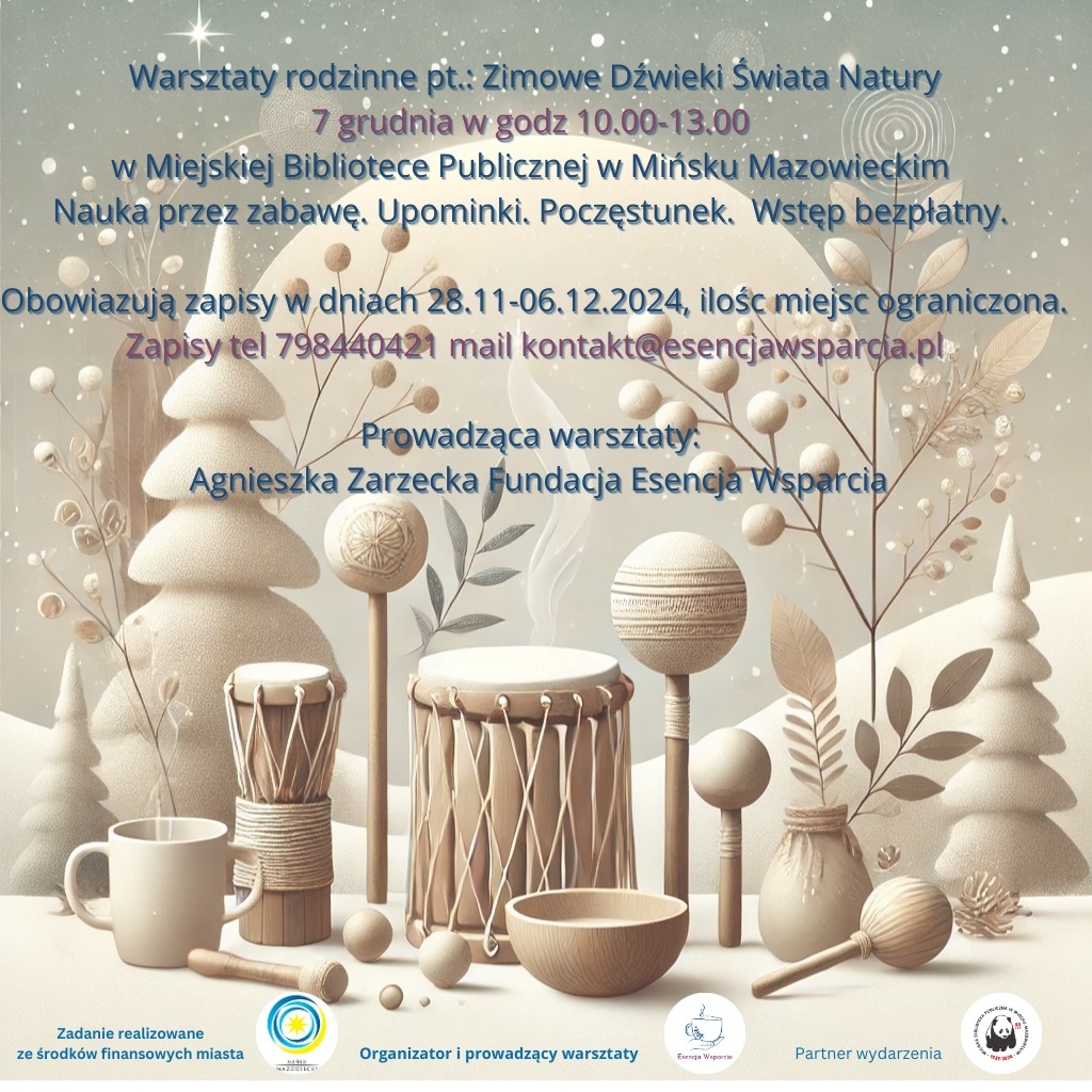 Zimowe dźwięki świata natury