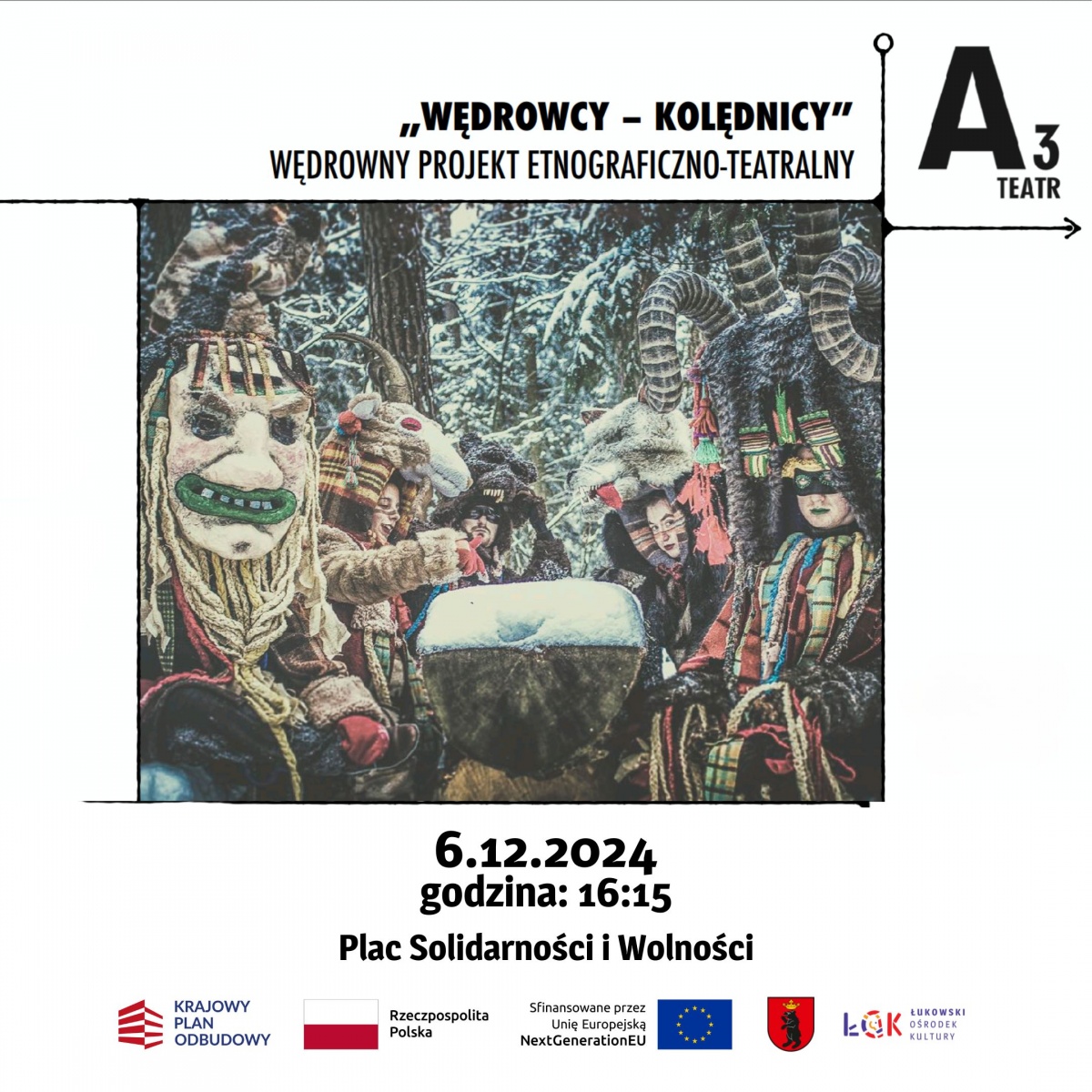Łuków: Przybędą wędrowni kolędnicy