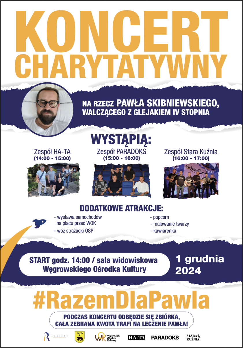 Koncert dla Pawła Skibniewskiego. Przyjdź i pomóż!