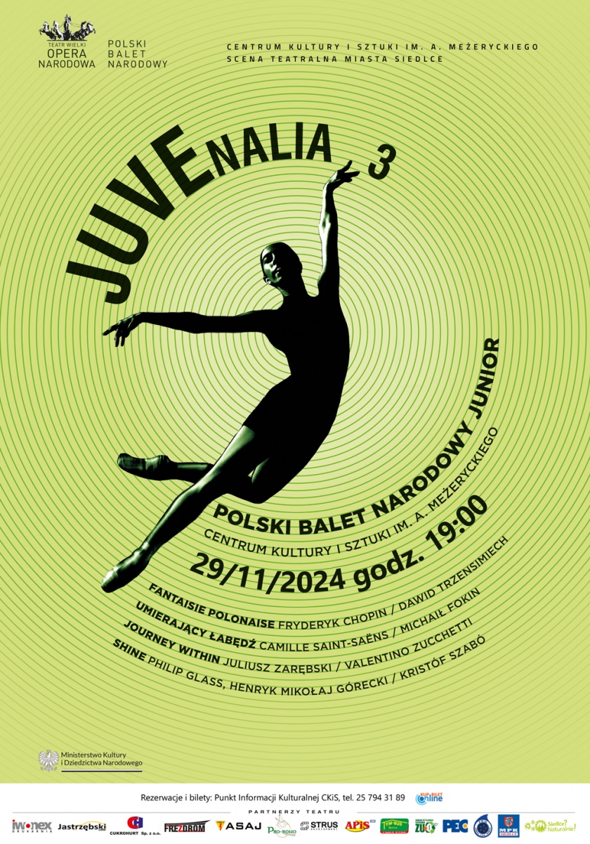 Polski Balet Narodowy Junior na Scenie Teatralnej Miasta Siedlce