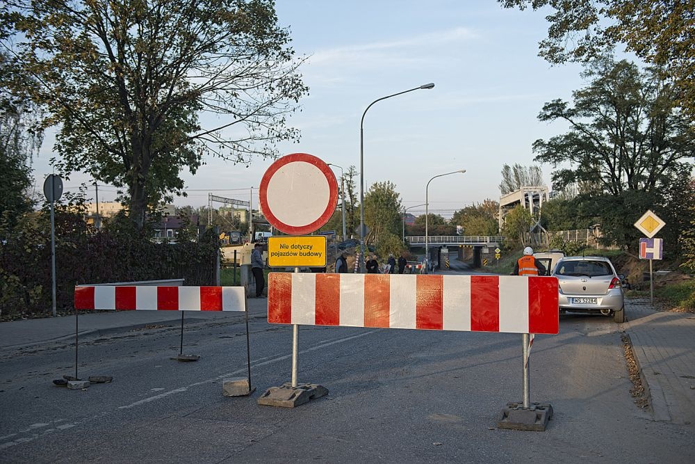 Przejazd pod wiaduktem garwolińskim znowu zamknięty