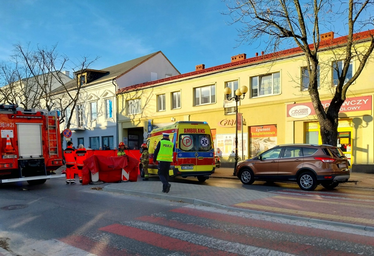 Są wyniki sekcji zwłok kobiety potrąconej w centrum Siedlec