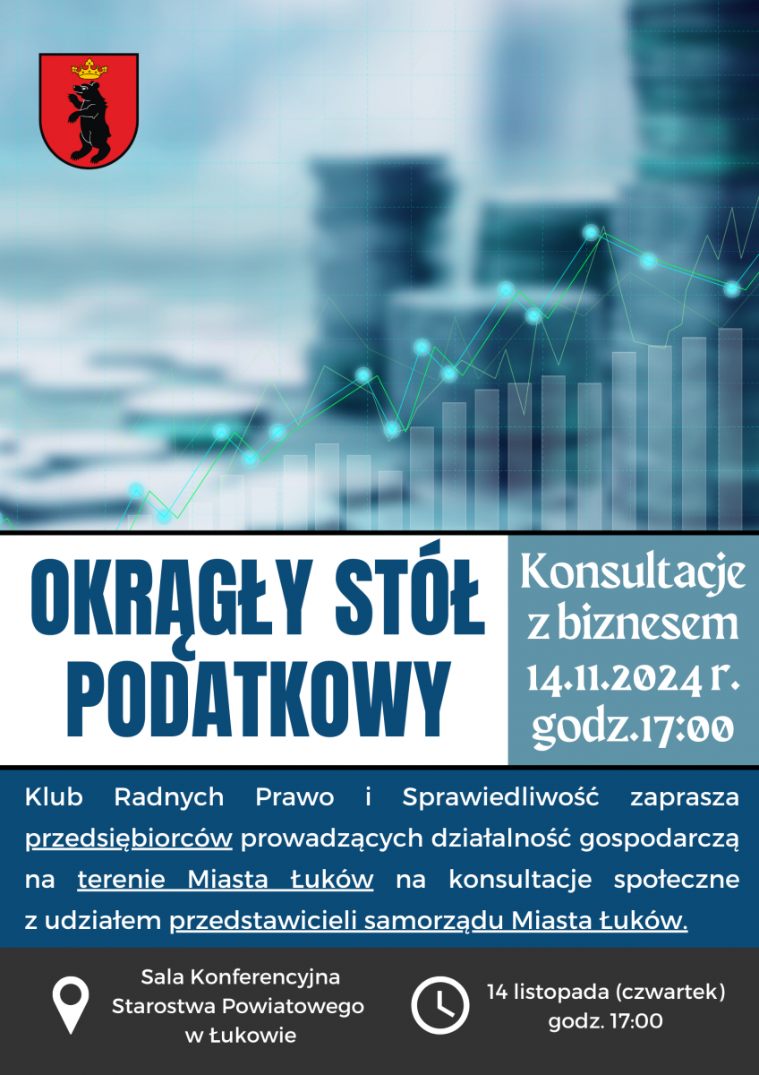 Łuków: Jesteś przedsiębiorcą? Przyjdź na spotkanie.
