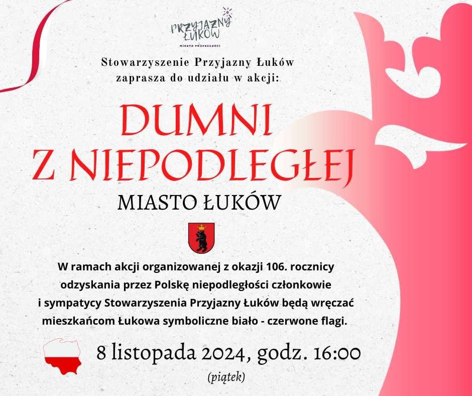 Łuków: Rozdadzą flagi mieszkańcom