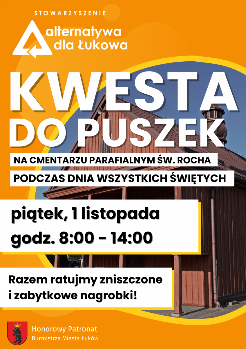 Łuków: Kwesta na ratowanie zabytkowych nagrobków