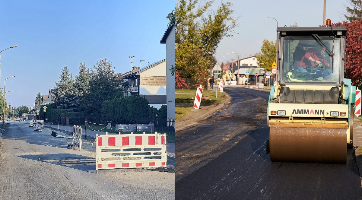 Siedlce: Remont ul. Kraszewskiego na finiszu