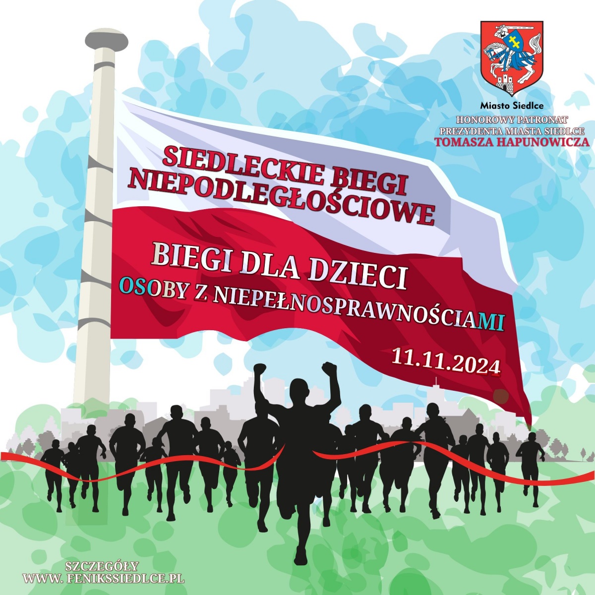 Zapisy na Siedleckie Biegi Niepodległościowe