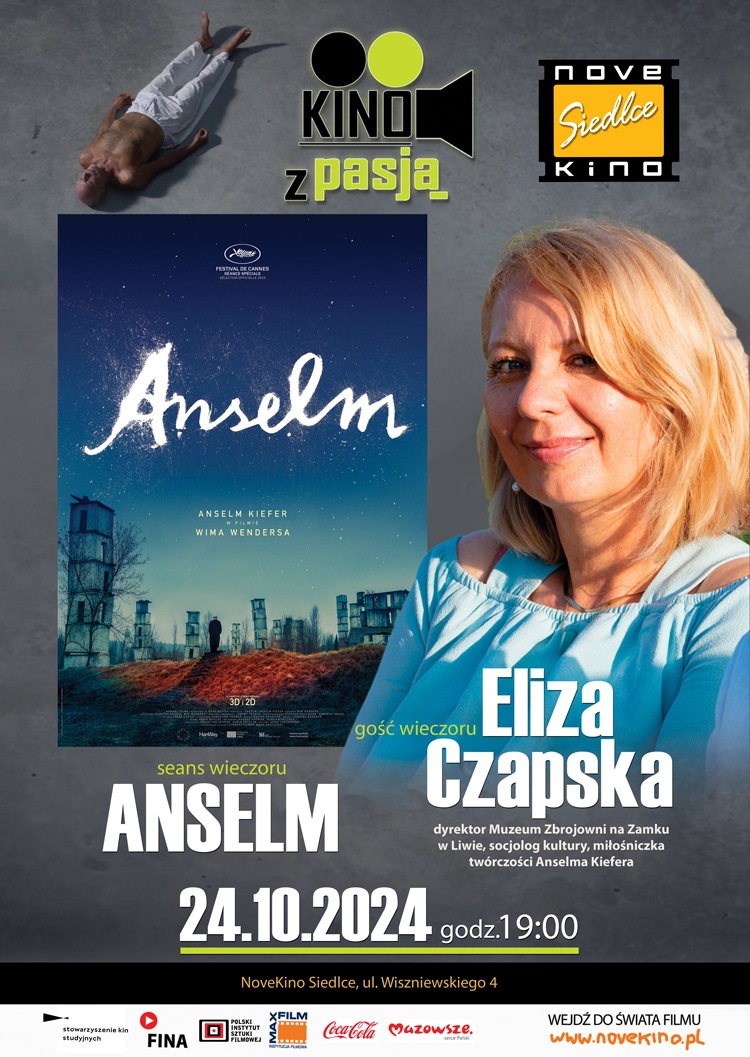 „ANSELM” w ramach Cyklu Kino z Pasją  24 października o godzinie 19:00  w Novekino Siedlce!