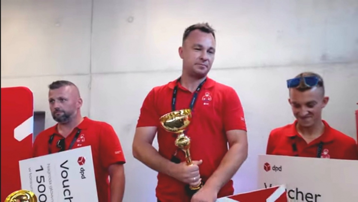 Jakub Biarda z oddziału w Siedlcach najlepszym kurierem DPD Polska 2024!