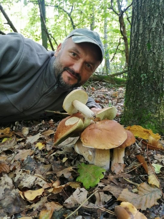 Ręka nie tylko do uprawy buraków, ale też szczęście do grzybów