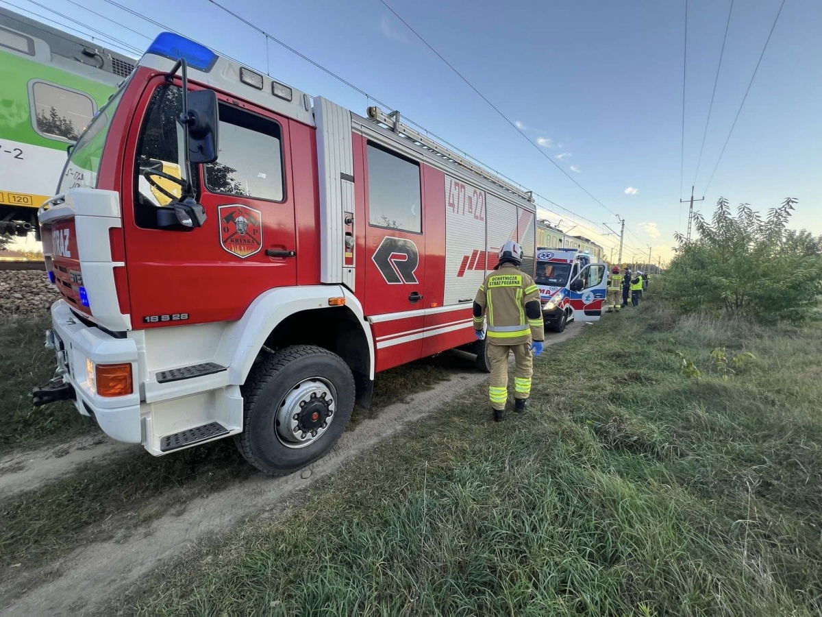 Gmina Łuków: Pociąg potrącił mężczyznę
