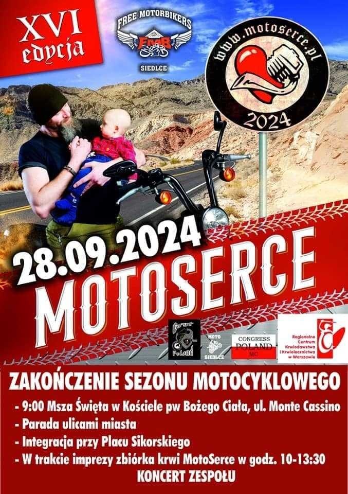 Siedlce: Zakończenie sezonu motocyklowego i ogólnopolska akcja 
