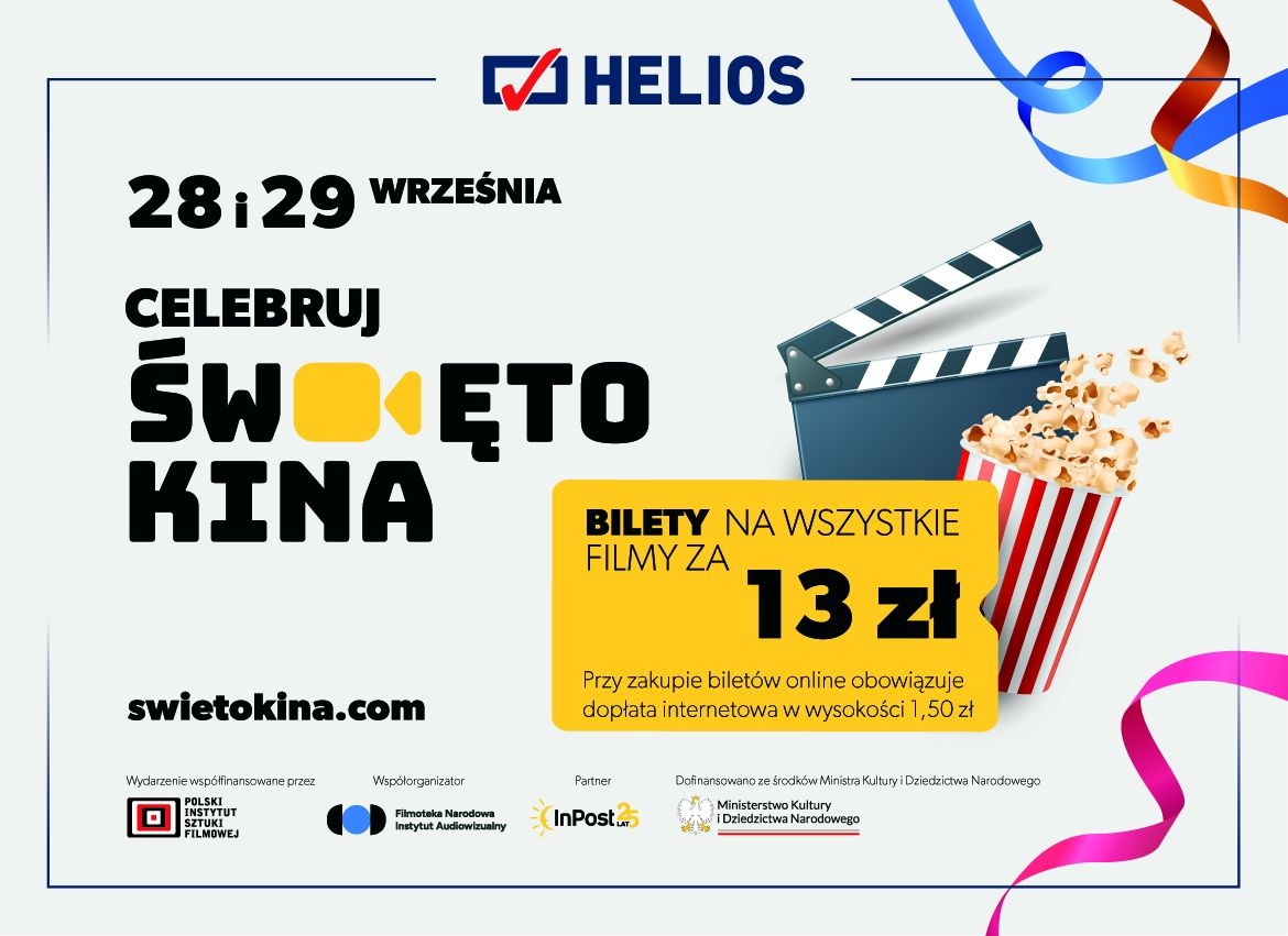 Wygraj bilety do Kina Helios Siedlce!