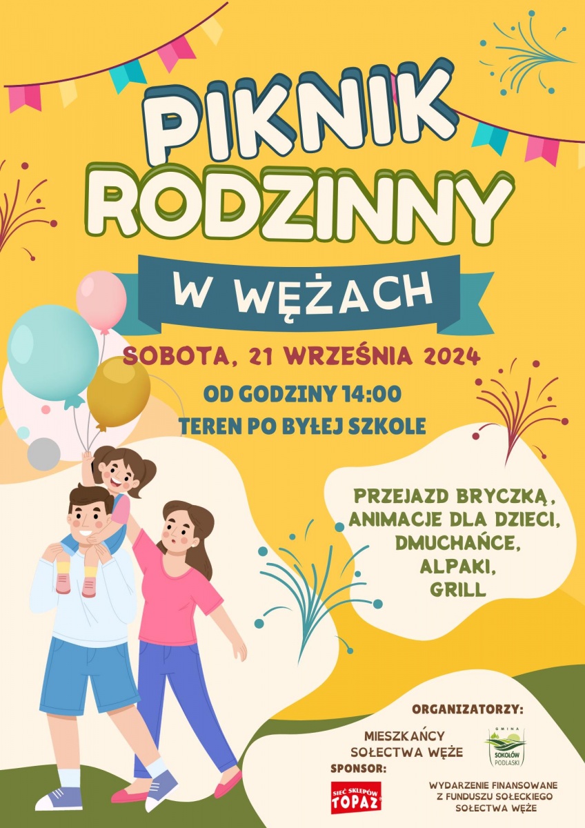 Rodzinny Piknik w Wężach – Przywitaj Jesień Razem z Nami!