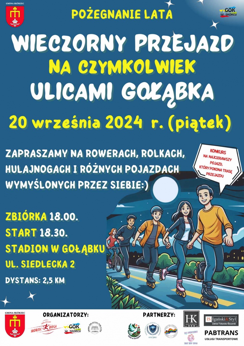 W Gołąbku... Wieczorny przejazd na czymkolwiek