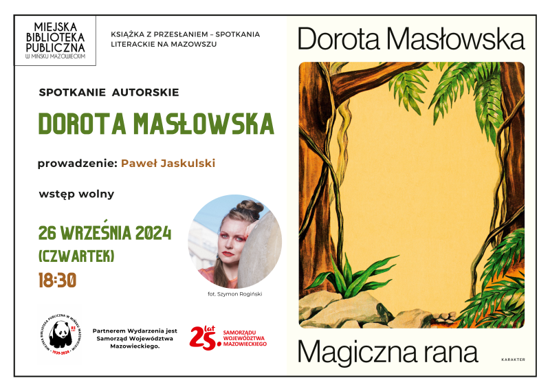 Dorota Masłowska w Mińsku Mazowieckim