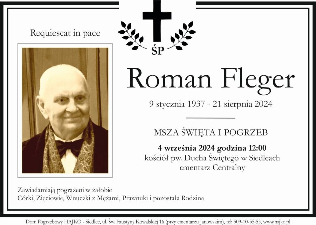 Zmarł Roman Fleger