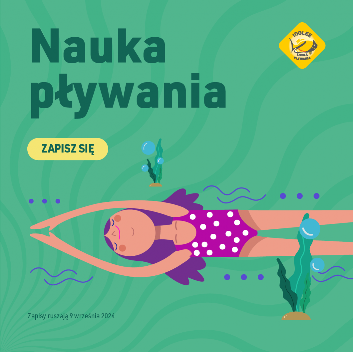 Startują zapisy na kurs pływania z ,,Idolkiem”!
