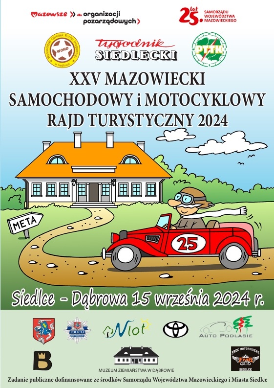XXV Mazowiecki Samochodowy i Motocyklowy Rajd Turystyczny - przedłużone zapisy!