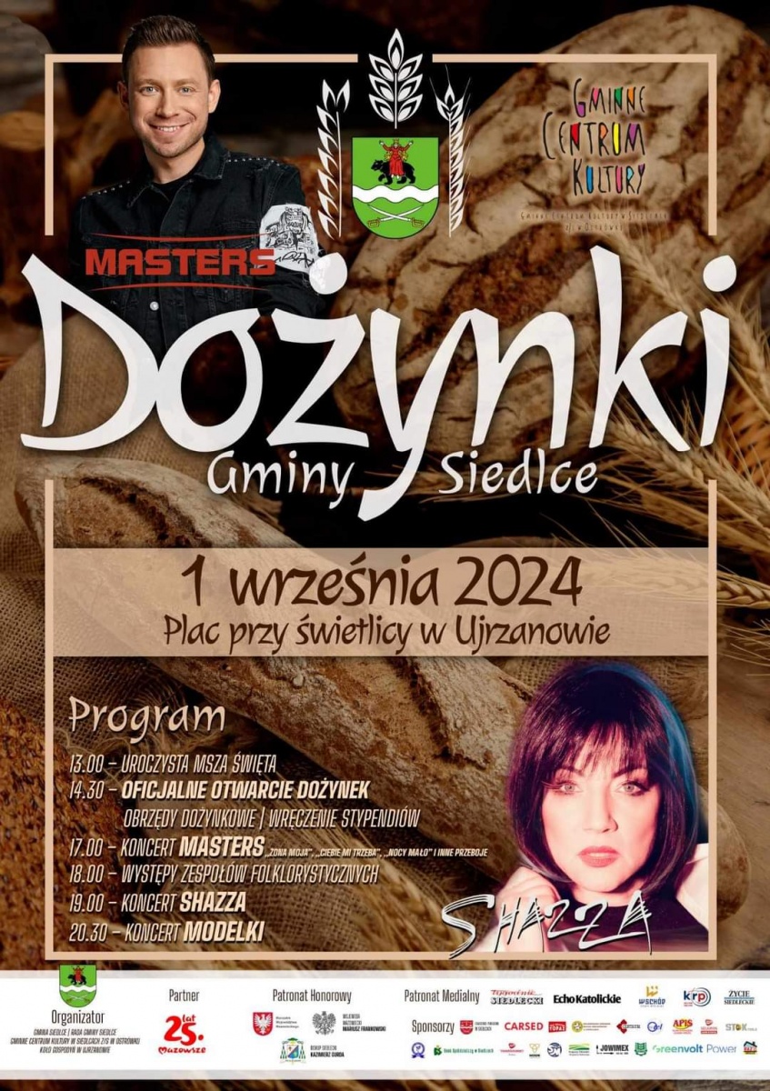 SHAZZA i Masters na Dożynkach Gminy Siedlce!