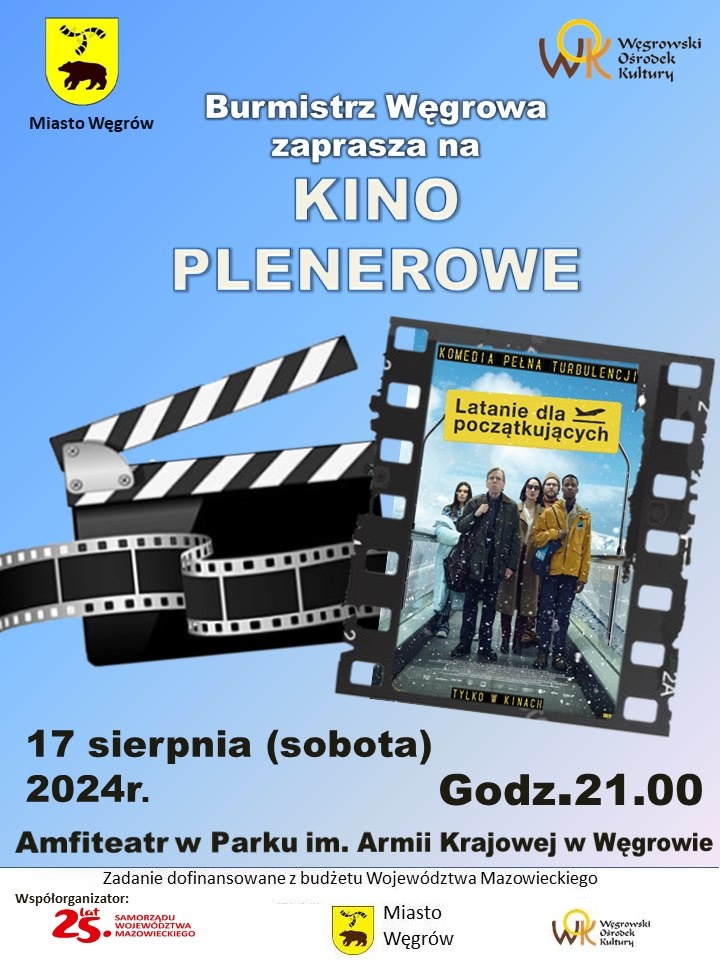 W kinie plenerowym w Węgrowie: Latanie dla początkujących