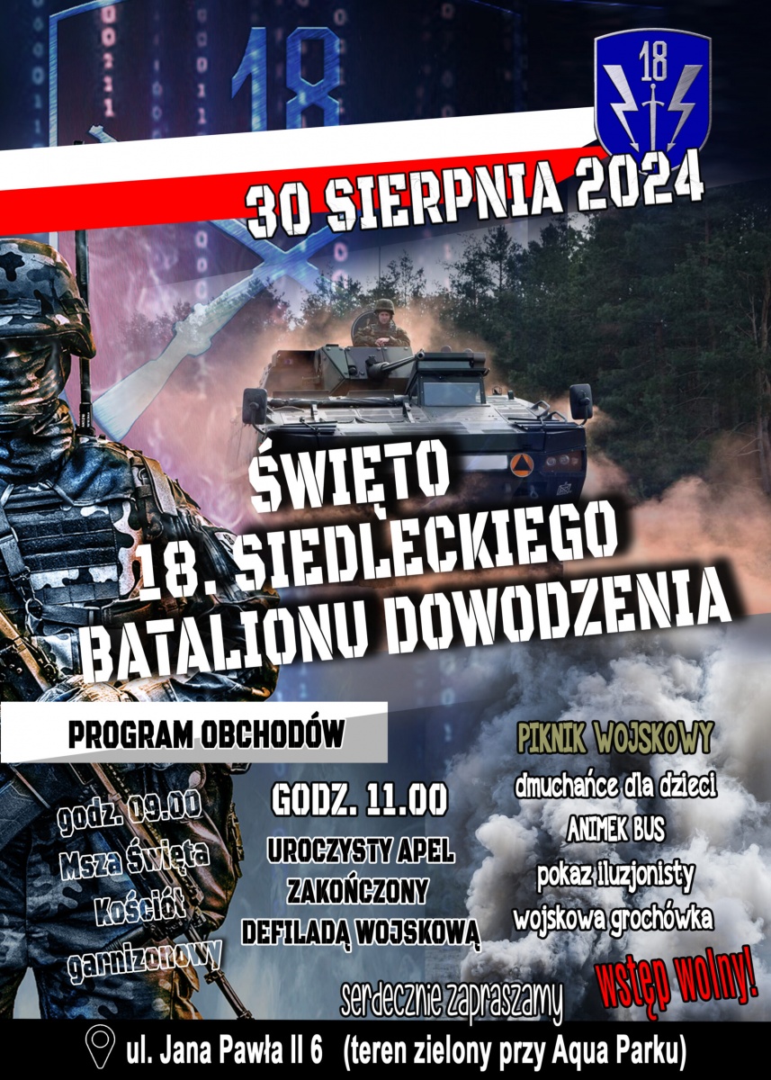 Święto 18 Siedleckiego Batalionu Dowodzenia