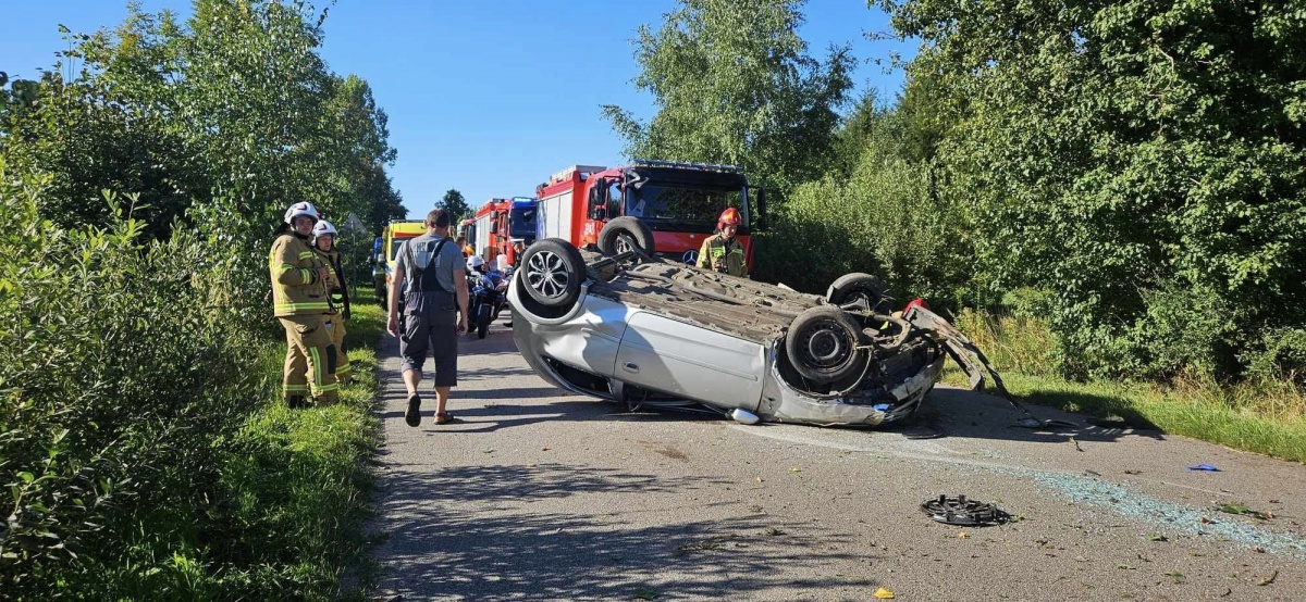 Dachowanie na trasie Golice - Krześlin