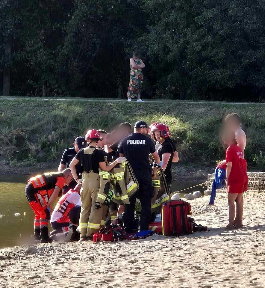 Wypadek nad Zalewem Zimna Woda (aktualizacja)