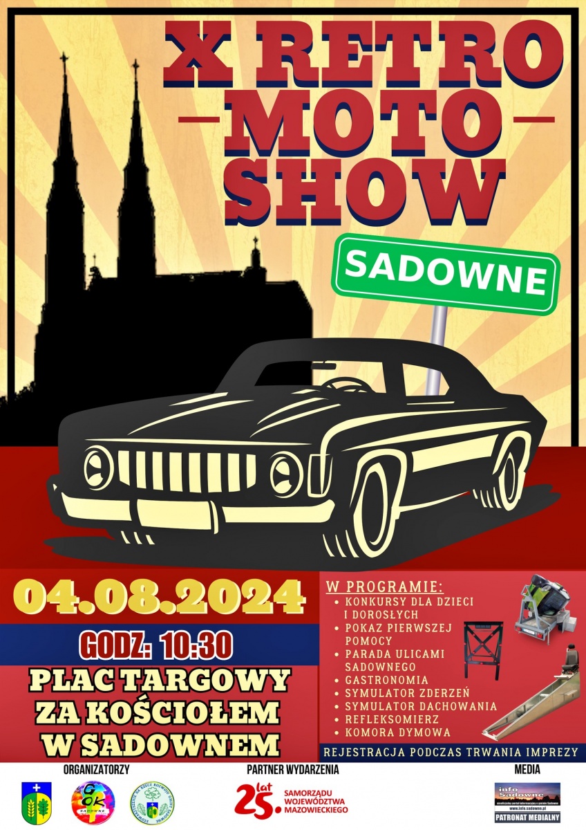 Zlot zabytkowych pojazdów w Sadownem