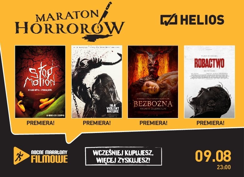 Nocny maraton horrorów w Helios Siedlce