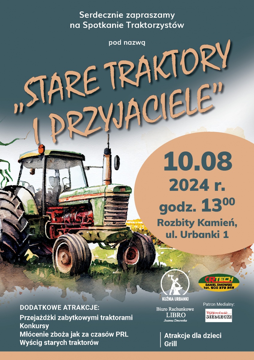 W Rozbitym Kamieniu - Zlot starych traktorów
