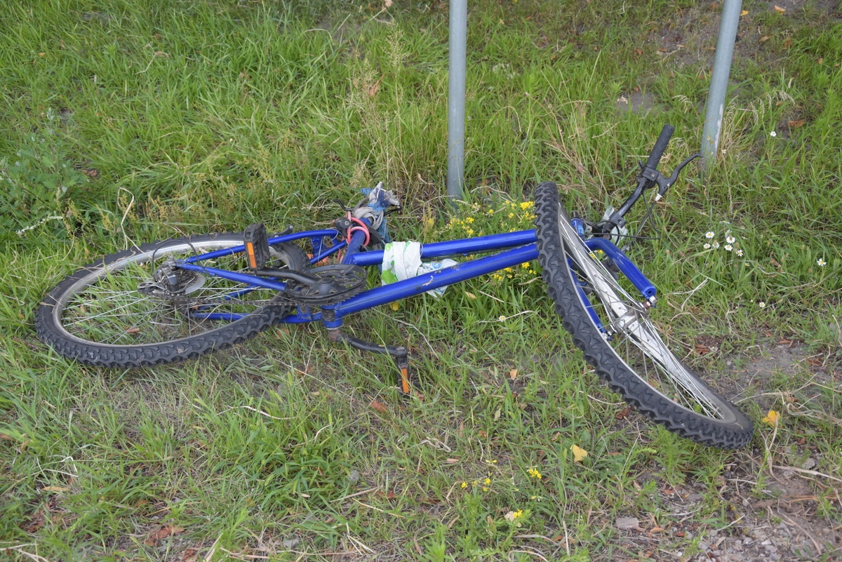 Gmina Łuków: Wypadek z udziałem rowerzysty