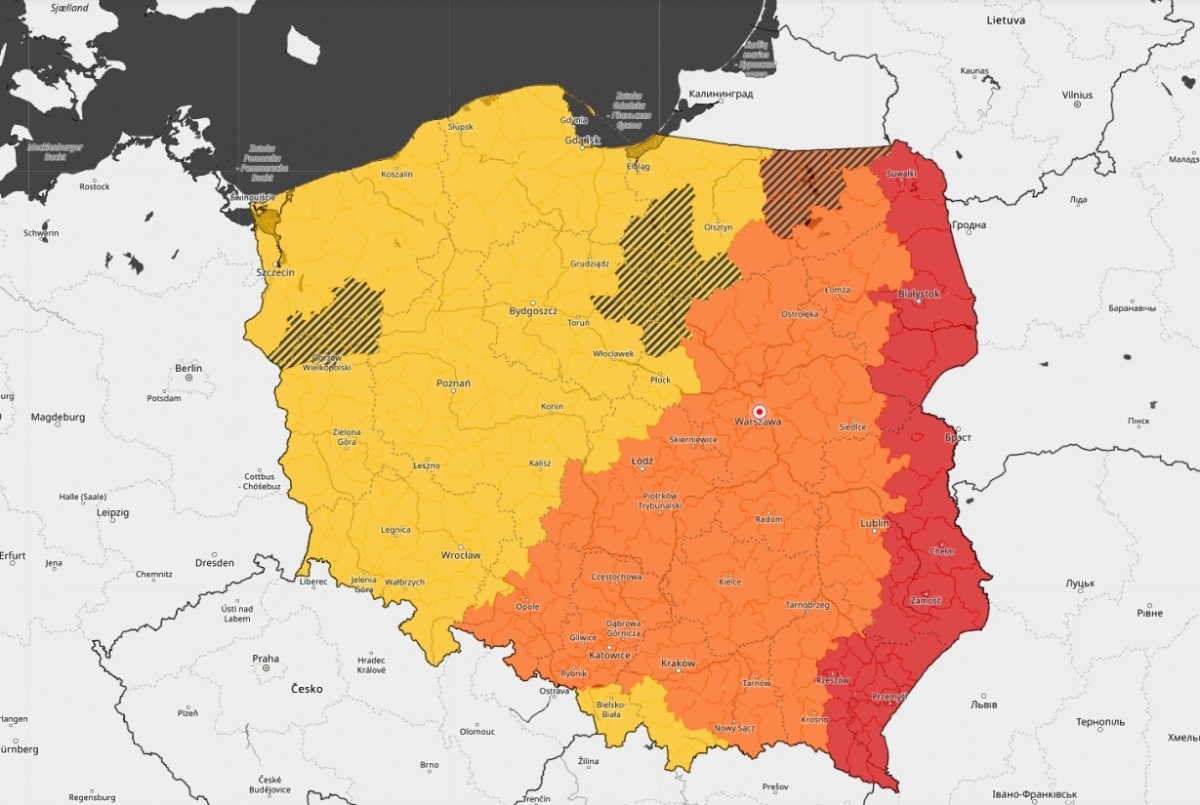 Upał, a potem burza - wydano ostrzeżenia